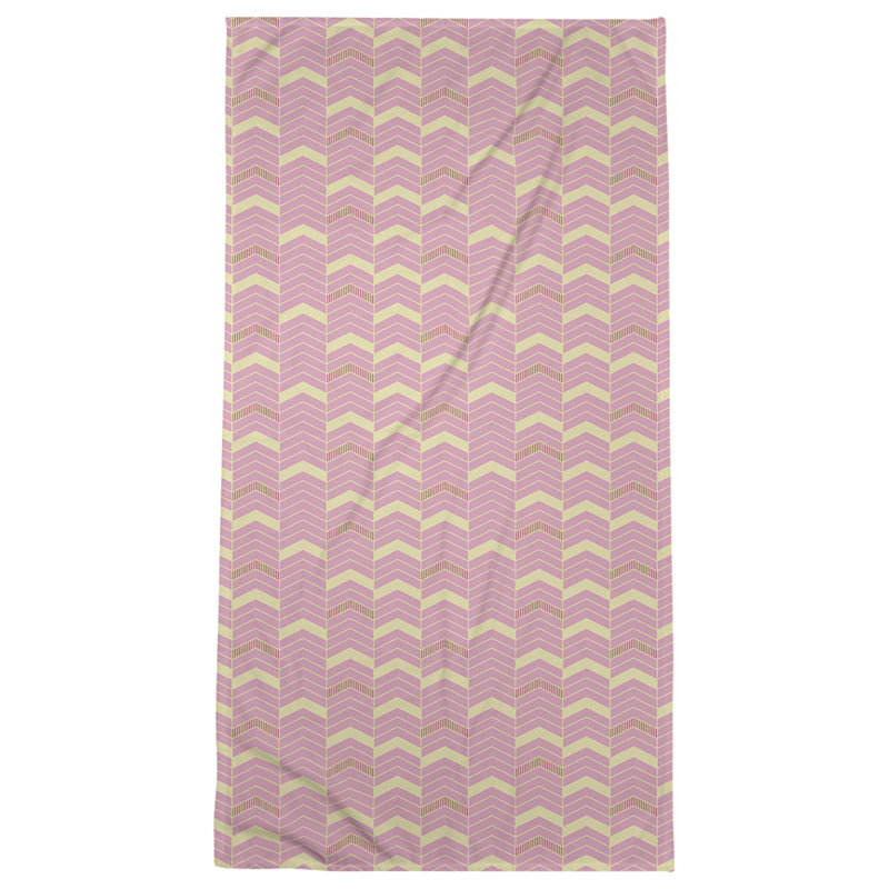 Stephenie Bath Towel, Pink/Yellow/Orange