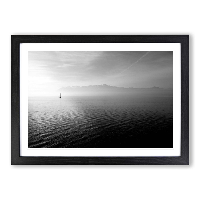 Single Picture Frame Print, Black