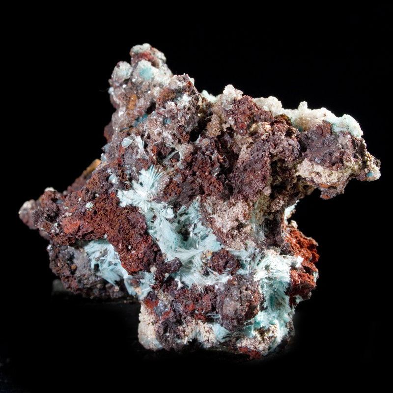 Aurichalcite. Santa Eulalia Mine, Mexico