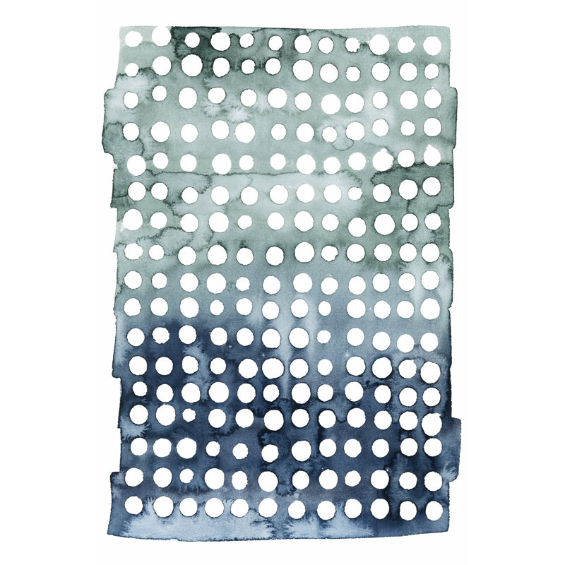 Morse Dots I by Grace Popp - Wrapped Canvas Painting, 46cm H x 30cm W