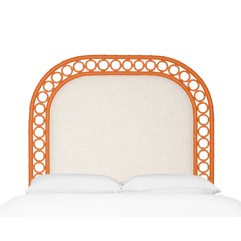 Tête de lit Solana, Grand lit, Orange citron