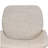 Padded double dining table and chair set