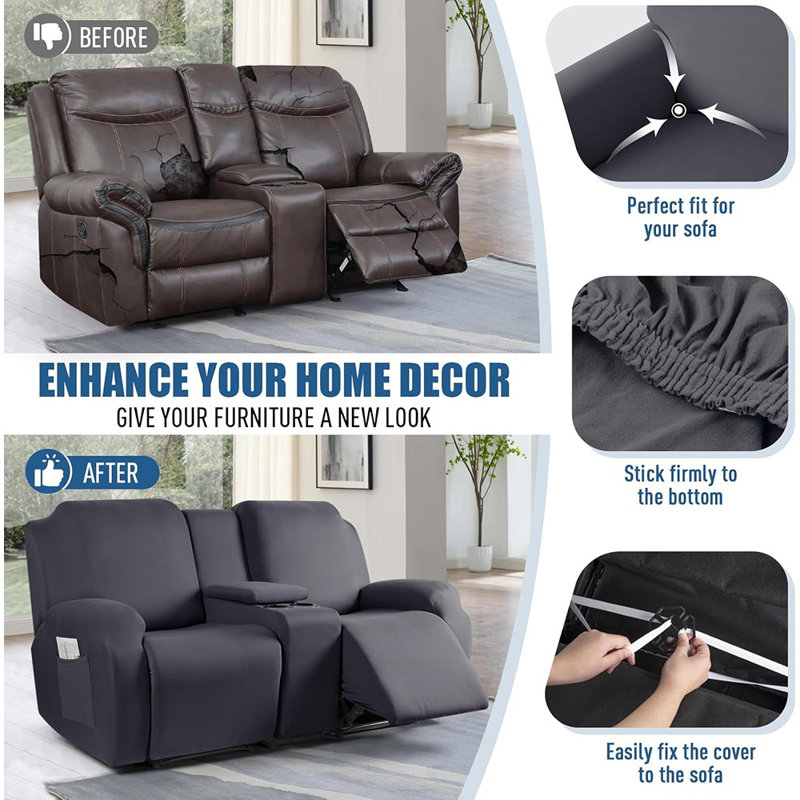 Housse pour console centrale, 4 pièces