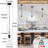 1 - Light Kitchen Island Single Pendant With Cylinder Glass-260642856