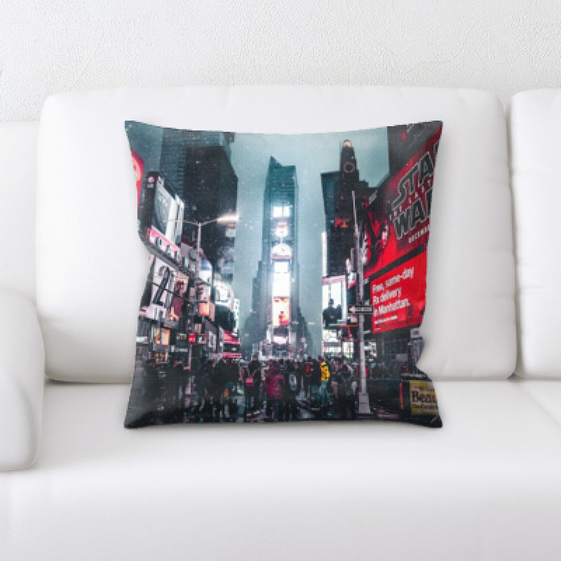 Microsuede Throw Pillow