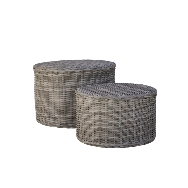 Benning 2 - Person Patio Conversation Sets with Cushions