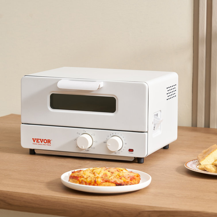 Portable Countertop 4-IN-1 Toaster Oven 9 Pizza Toast Bake Warm and Broil  Red