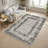Alison Gray & Ivory Abstract High-Low Modern Rug-95138095-95138092