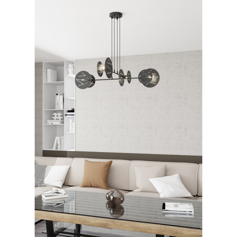 Dawnica 4 - Light Pendant, Matte Black