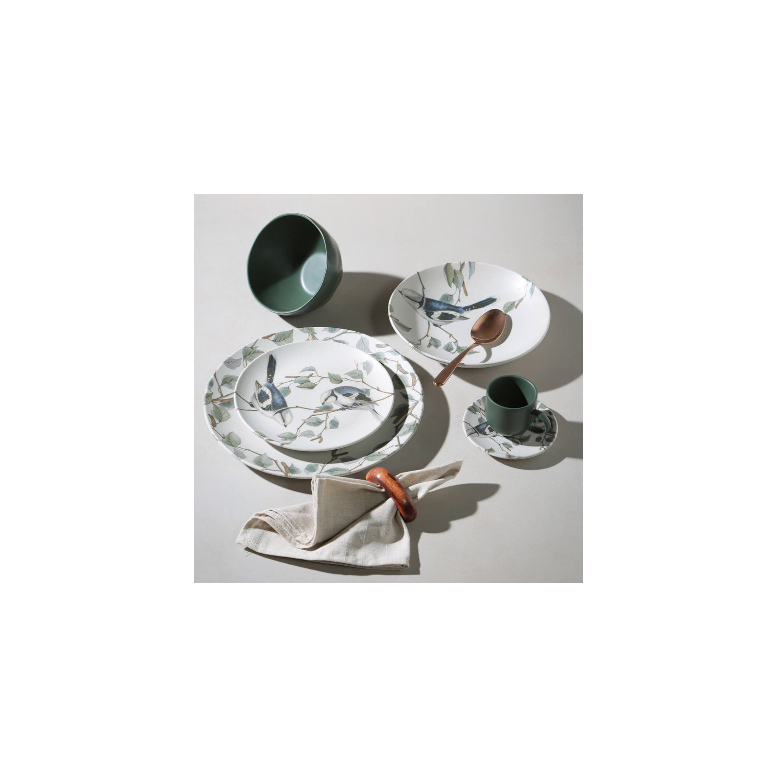 Lipsia Commercial Dishwasher Safe 7.6'' Stoneware Salad Or Dessert Plate , Set of 6
