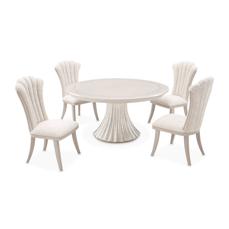 Fantosini Silver 5-piece Dining Room Set