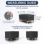 Housse extensible pour repose-pieds - Facile à nettoyer et durable - Collection Comfort-1104676268-1194579275