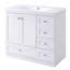 Meuble-lavabo simple 17,90 po avec plateau en résine Risha-1300681660
