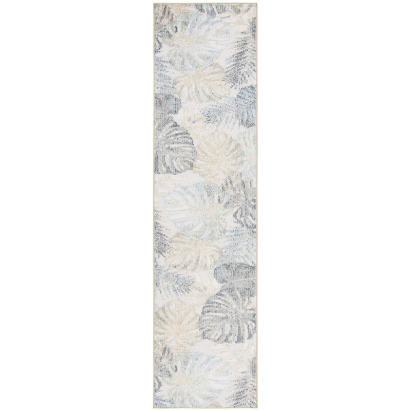 Wytheville Sarasota Performance Floral Indoor/Outdoor Area Rug, Runner 2'3" x 9'
