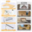 Bamboo Toilet Stool Foldable