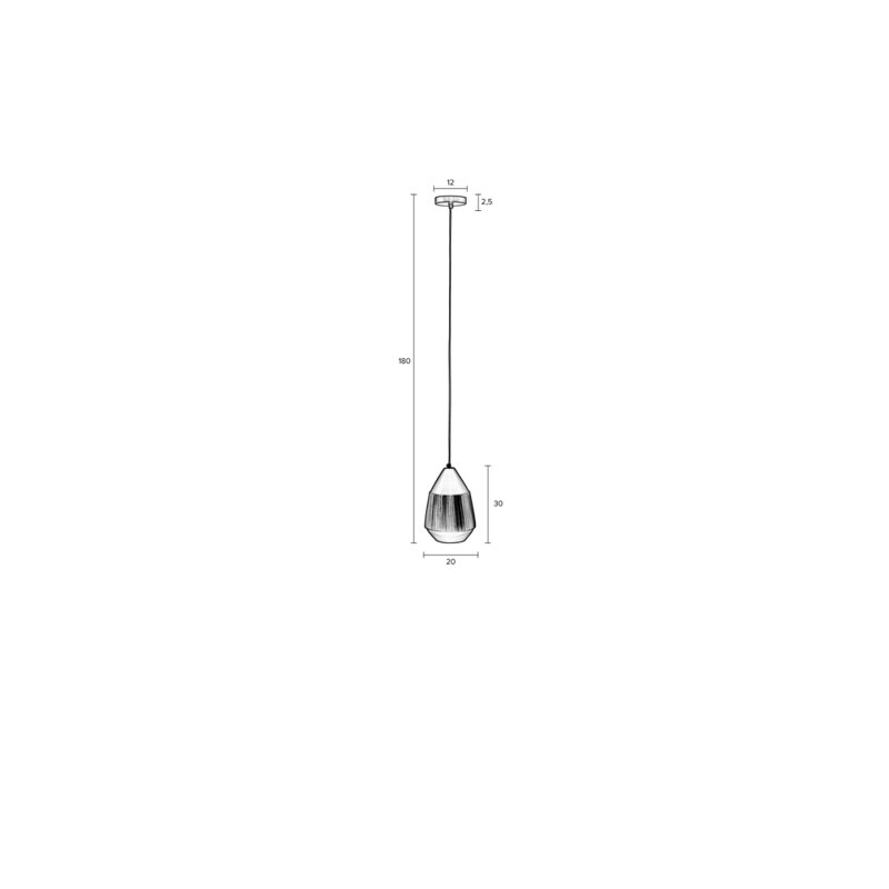 Aysa 1 - Light Pendant, Black