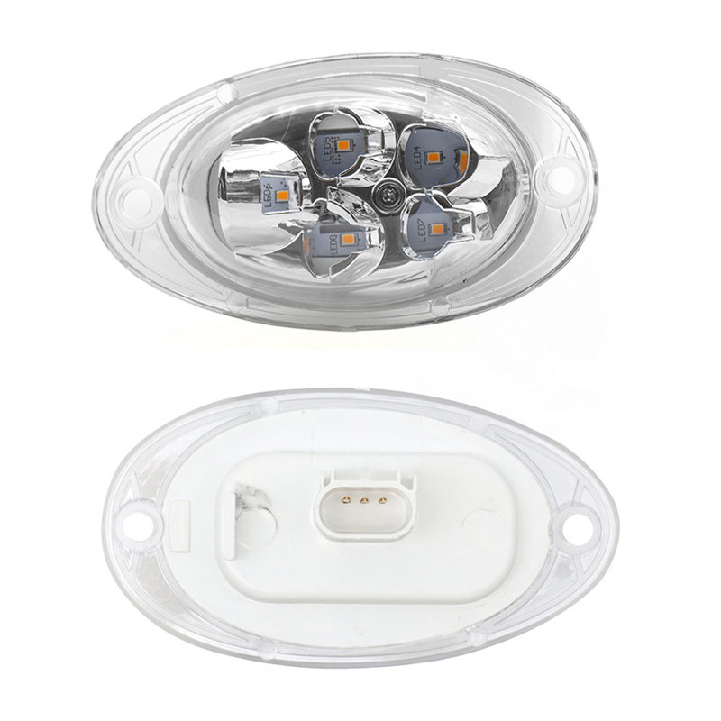 Feux de clignotant latéraux compatibles avec Freightliner Cascadia 2008-2017 2Pcs