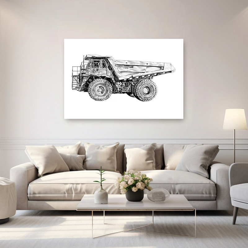 Reproduction d'art mural industriel, 40" H x 60" W