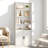 69.3'' H 6-Tier Tall Bookcase With Door-1524681266