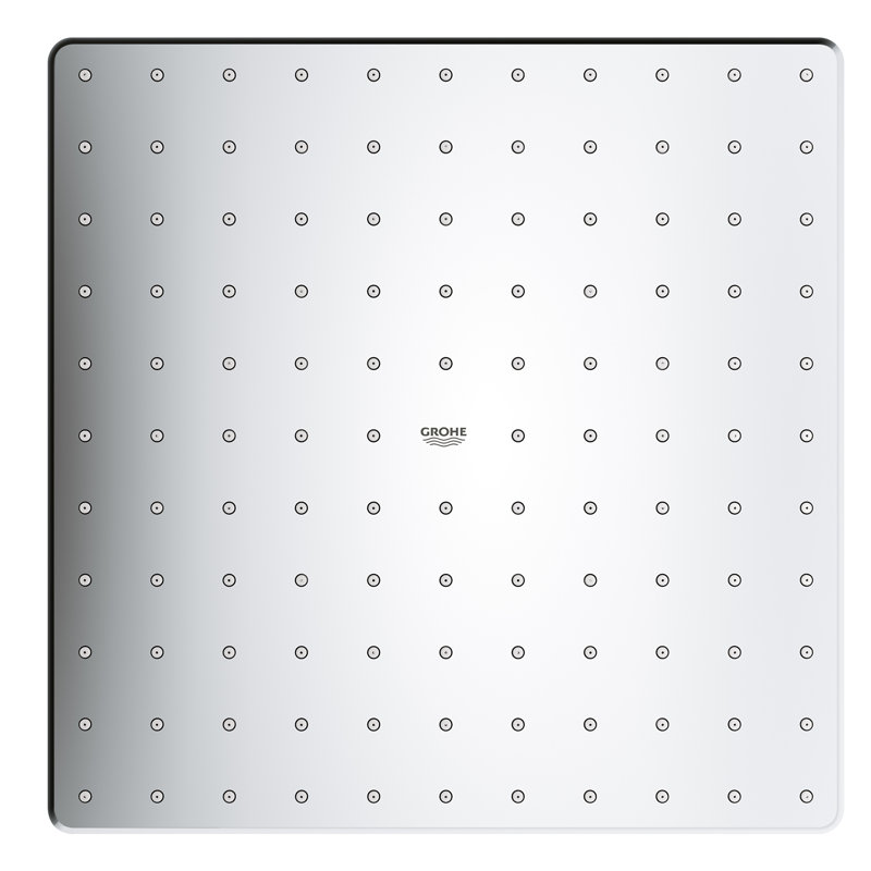 PLUIE DE PLUIE 12 pouces 12 po, Chrome StarLight