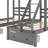 Full Over Twin & Twin Bunk Bed, Triple Bunk Bed With Drawers