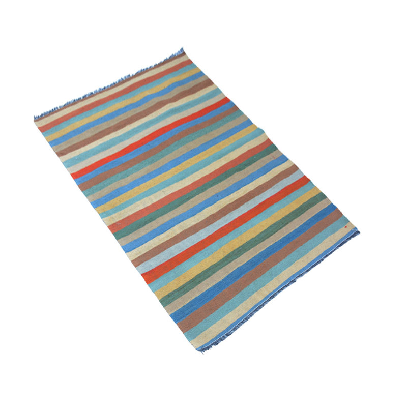 Camdon Striped Hand Woven 110cm X 190cm Area Rug