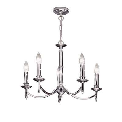 Millard 5 - Light Candle Style Chandelier