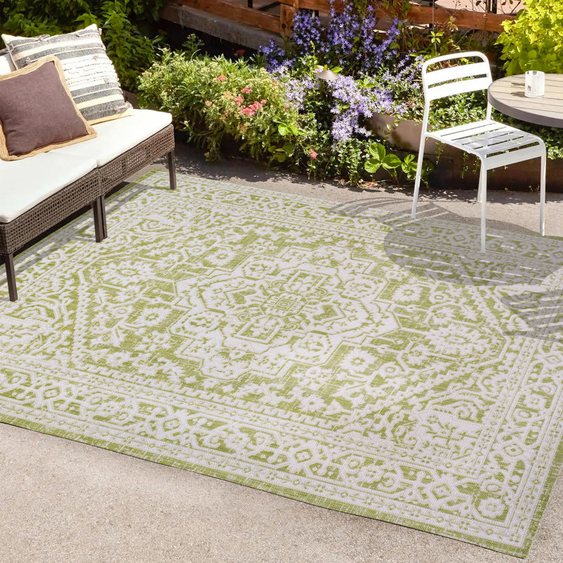 Tapis intérieur / extérieur Moten, Rectangle 7 pi 9 po x 10 pi