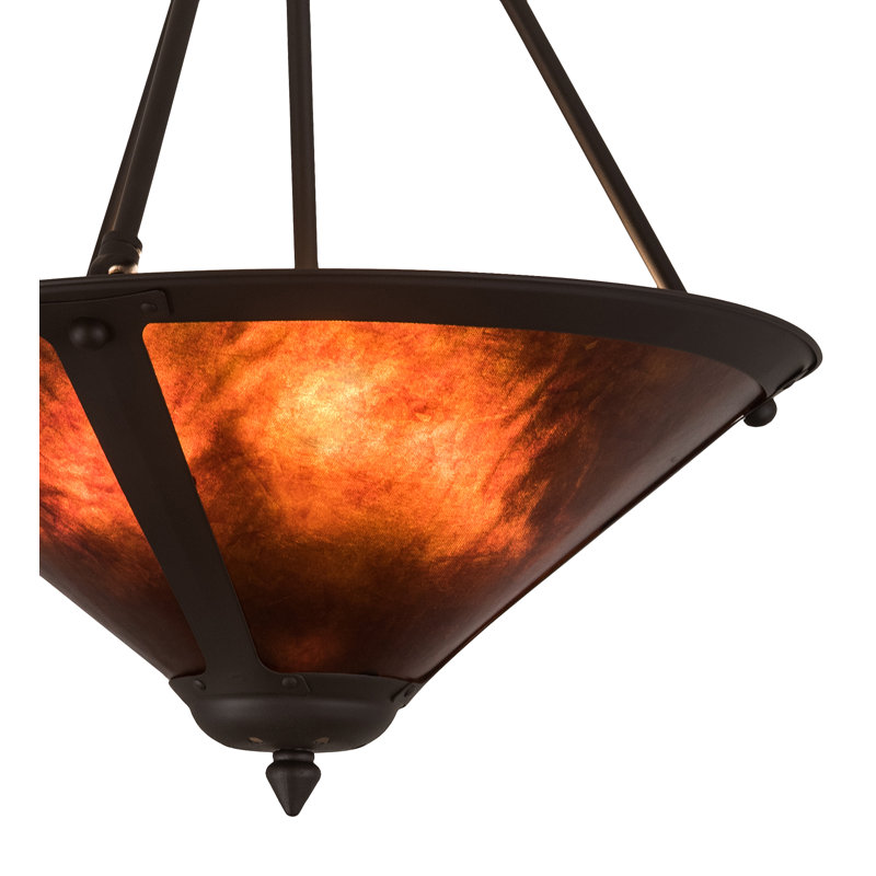 Luminaire suspendu conique unique à 3 lumières Elliana