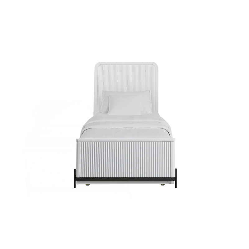 Lit double avec lit gigogne simple