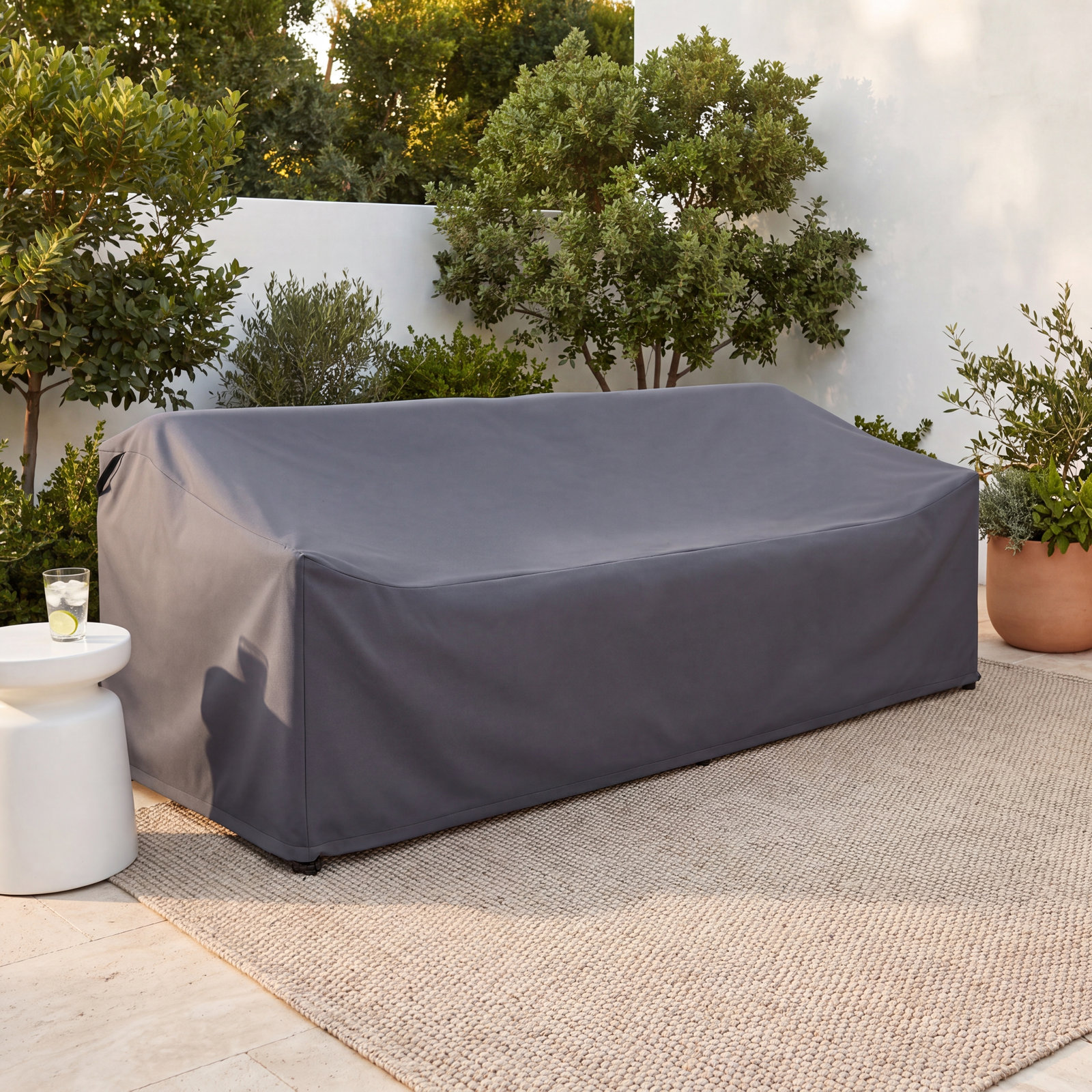 Esme 87'' Wide Rectangle Patio Sofa Cover