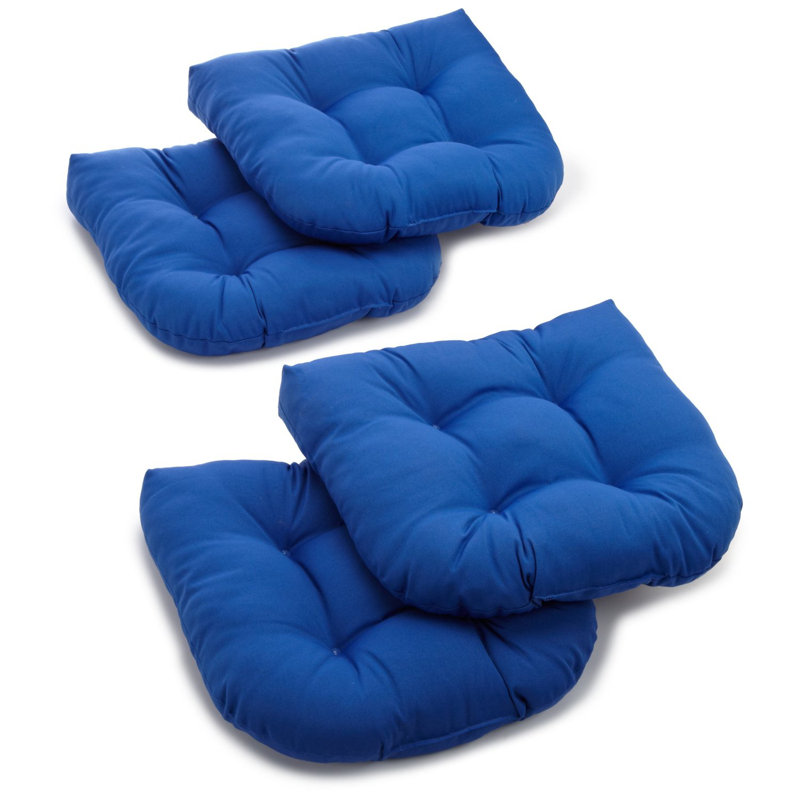 Coussin de chaise de salle à manger d'intérieur, Bleu royal