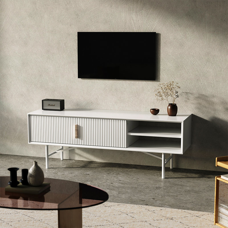 Amellia Unfinished TV Stand for TVs up to 65"