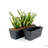 Annaleena 2-Pack Smart Self-watering Rectangle Planter Box-1412175847