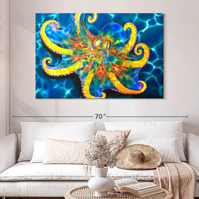 Brampt Caribbean Octopus, 34" H x 51" W