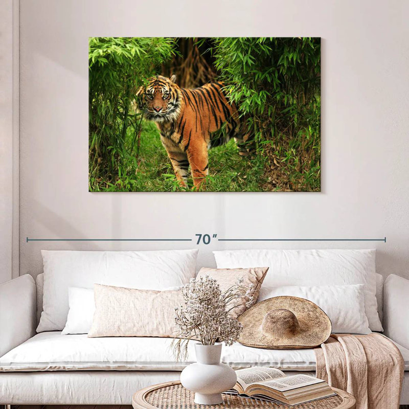 Brampt Jungle Bengal Tiger, 30" H x 45" W