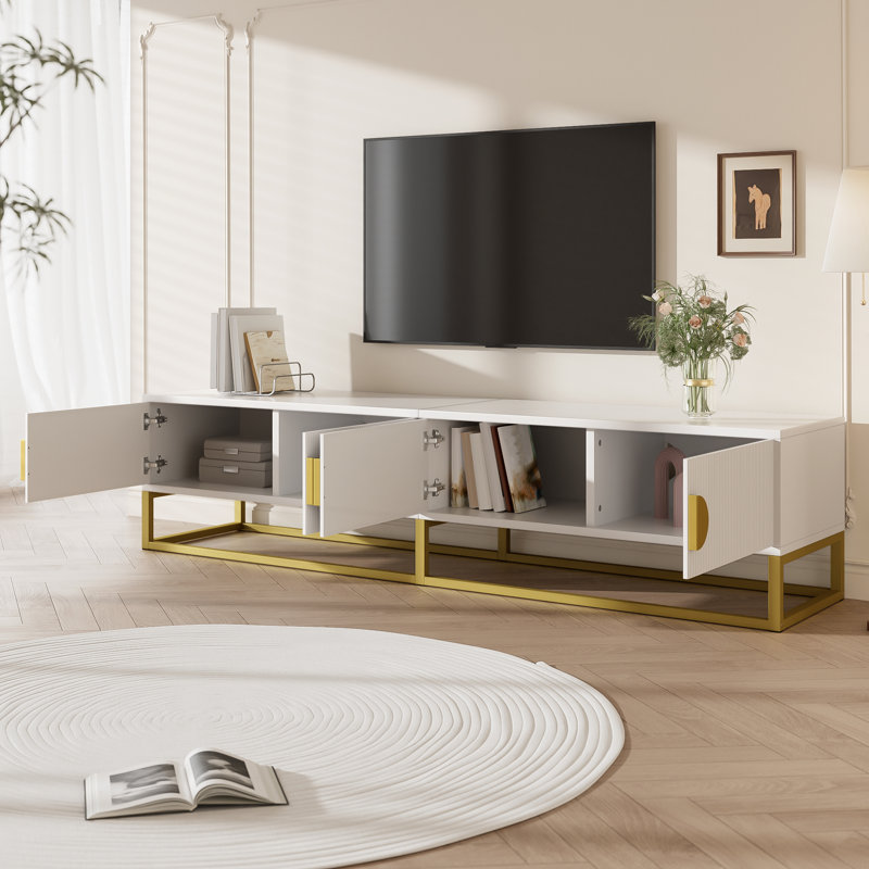 TV Stand for TVs up to 85", White