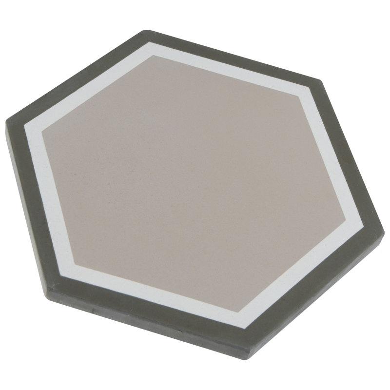 Cemento 8" x 9" Cement Concrete Look Wall & Floor Tile, Holland Channel