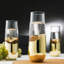 4 Piece 296ml Glass Flute Set
