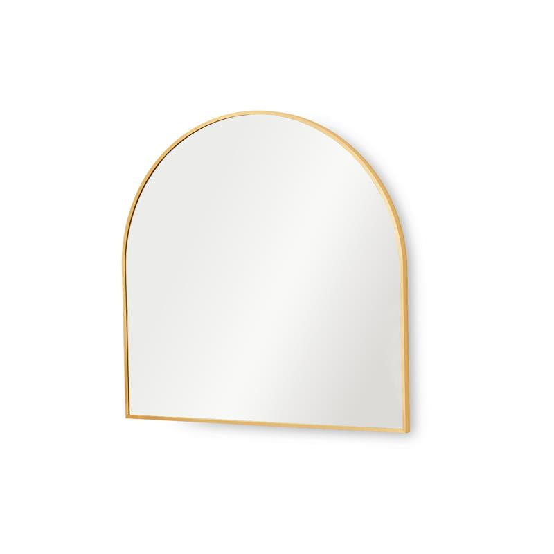 Symari 70x70cm Arch Mirror, Gold, Aluminum