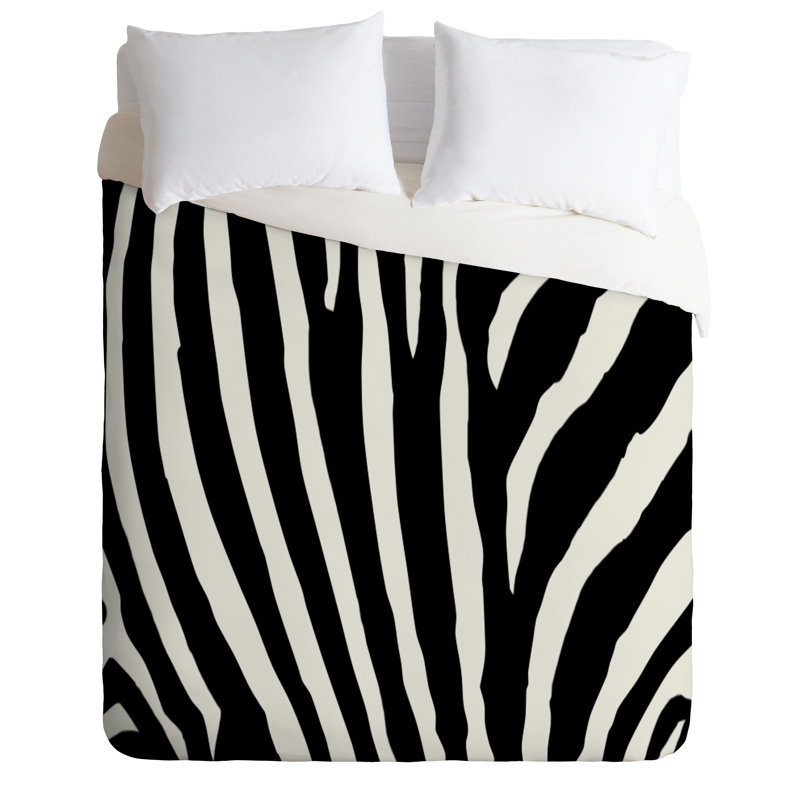 Glam Animal Print Duvet Cover, King Duvet Cover + 2 King Shams, Rose Quartz