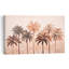 Calm Oasis Abstract Palm Tree Landscape Tropical Wall Art Print 1 Piece Wrapped Canvas Wall Art-1135617968