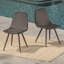 Chaise en osier avec pieds thermolaqués