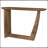 Alamitos Brown Oval Solid Mango Wood Entryway Console Table
