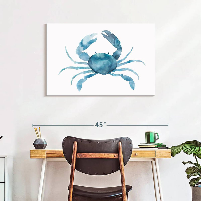 Brampt Marine Blue Crab, 24" H x 36" W