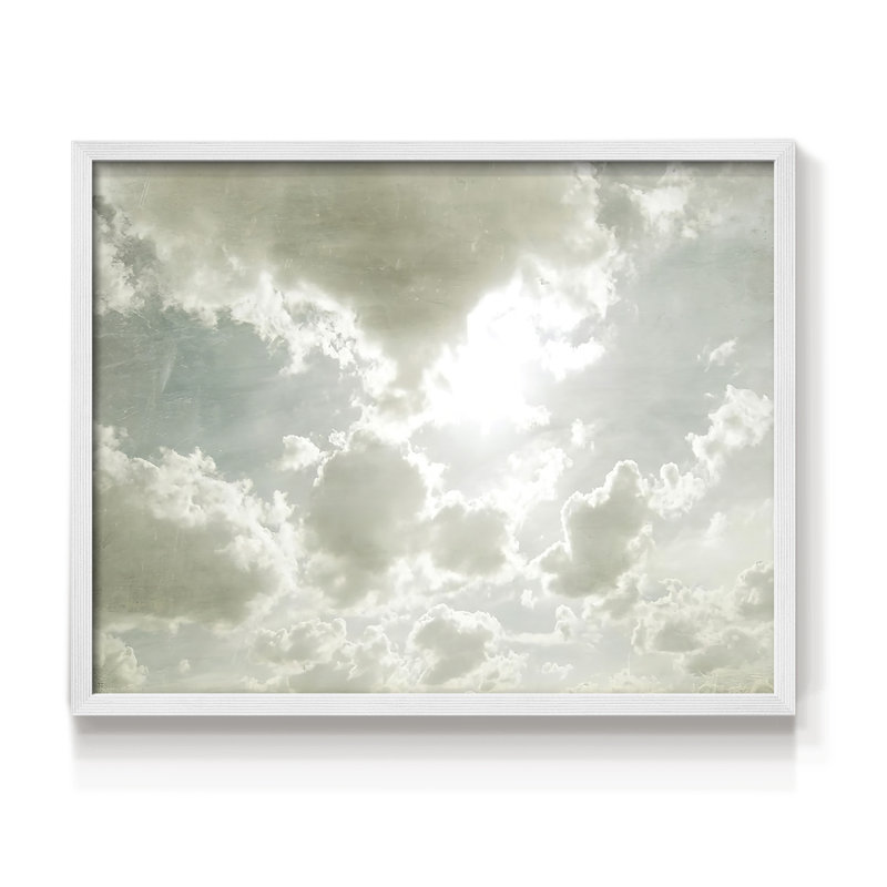«Sky Scrapers II», reproduction encadrée, H 11 po x l 14 po, Blanc