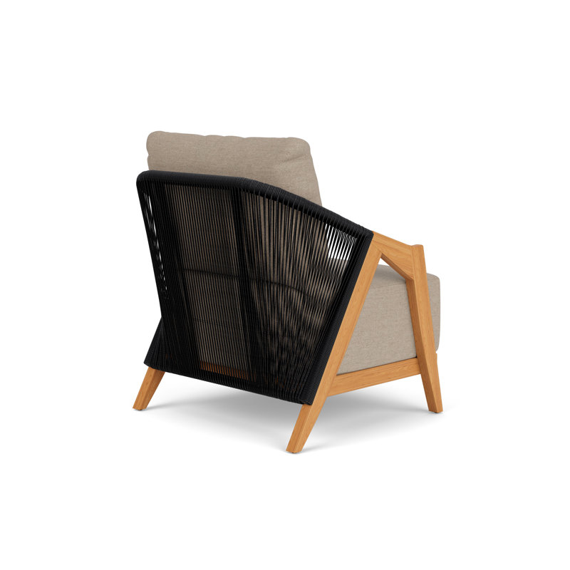 Alpine Outdoor Teak Armchair, Demo Oatmeal