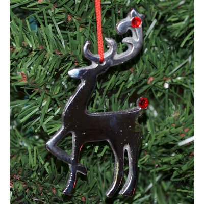 4.5'' Handmade Metal Hanging Figurine Ornament