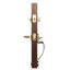 Jeu poignées en cuivre creek avec verrou cylindrique simple et levier de porte cuivre creek et rosette Colonial-23245229-23245226