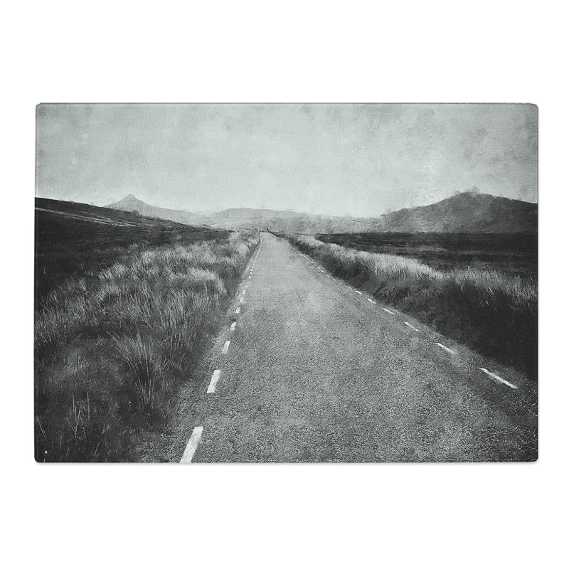 The Open Road Vol.2 Chopping Board, 0.4cm H x 28.5cm W x 39cm L